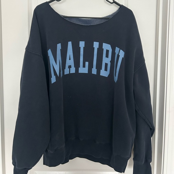 Brandy Melville Sweaters - Navy Malibu Sweatshirt